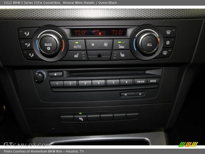 Controls of 2012 3 Series 335is Convertible
