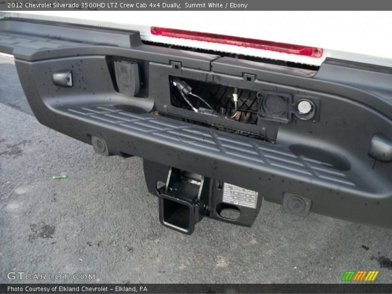 Summit White / Ebony 2012 Chevrolet Silverado 3500HD LTZ Crew Cab 4x4 Dually