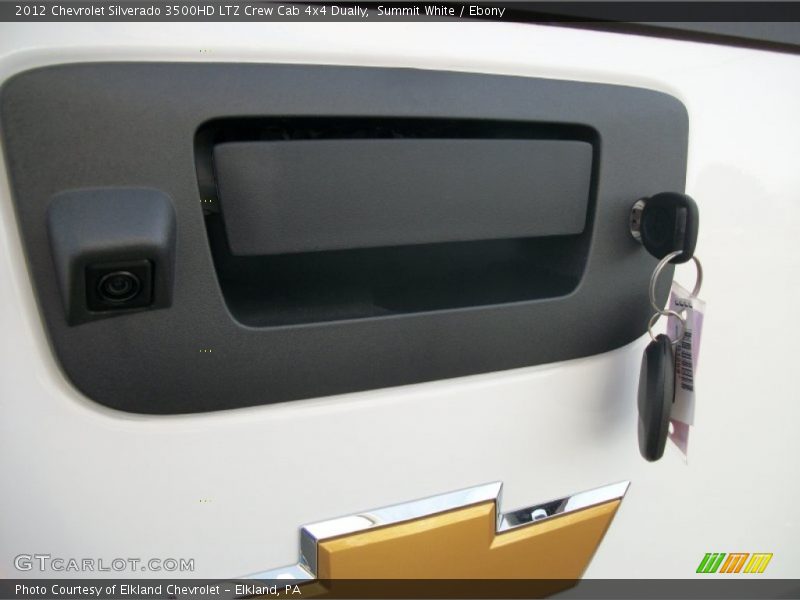 Summit White / Ebony 2012 Chevrolet Silverado 3500HD LTZ Crew Cab 4x4 Dually
