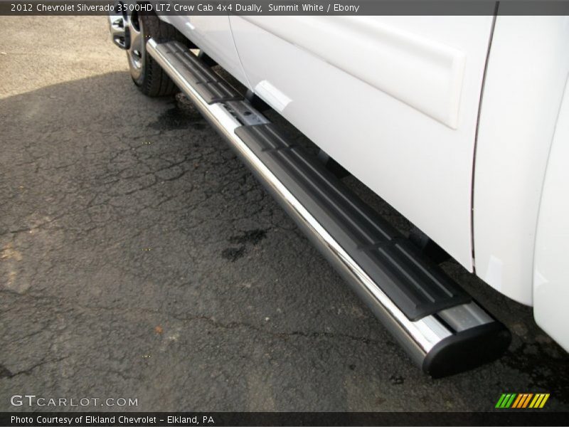 Summit White / Ebony 2012 Chevrolet Silverado 3500HD LTZ Crew Cab 4x4 Dually