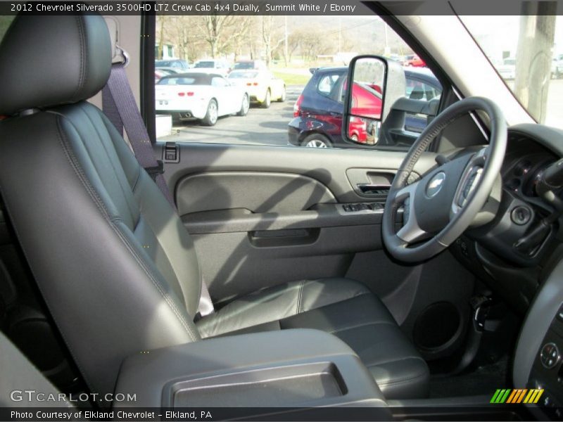  2012 Silverado 3500HD LTZ Crew Cab 4x4 Dually Ebony Interior