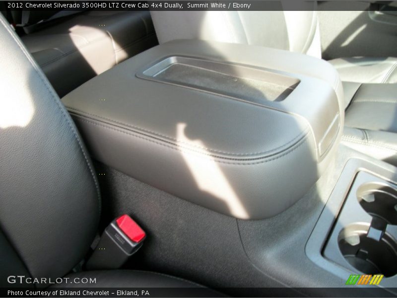 Summit White / Ebony 2012 Chevrolet Silverado 3500HD LTZ Crew Cab 4x4 Dually