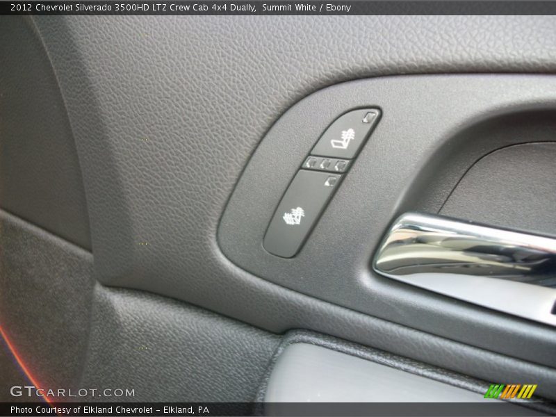 Summit White / Ebony 2012 Chevrolet Silverado 3500HD LTZ Crew Cab 4x4 Dually