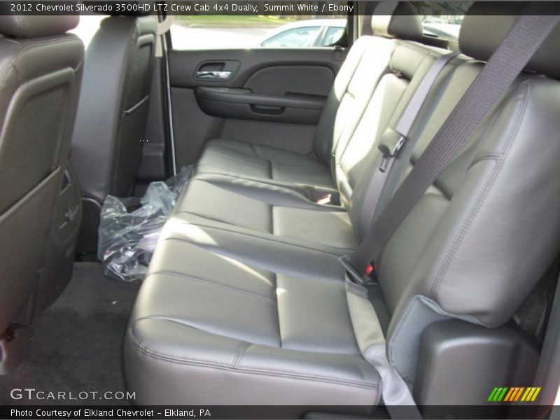  2012 Silverado 3500HD LTZ Crew Cab 4x4 Dually Ebony Interior
