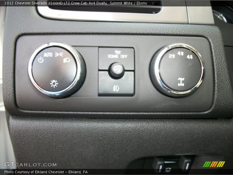 Controls of 2012 Silverado 3500HD LTZ Crew Cab 4x4 Dually