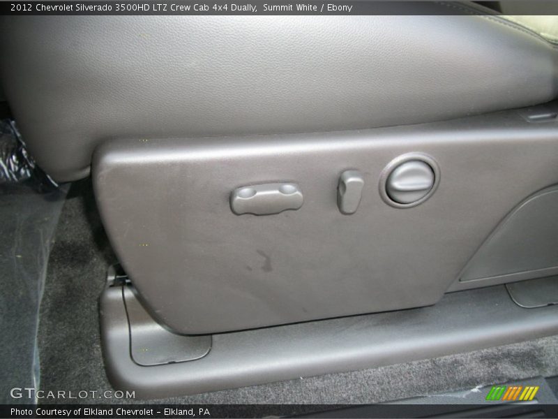 Summit White / Ebony 2012 Chevrolet Silverado 3500HD LTZ Crew Cab 4x4 Dually