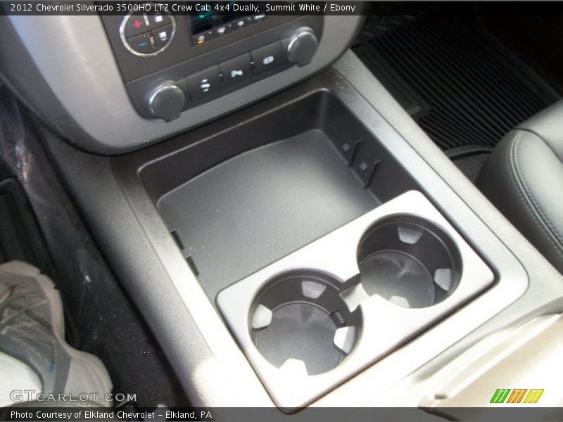 Summit White / Ebony 2012 Chevrolet Silverado 3500HD LTZ Crew Cab 4x4 Dually