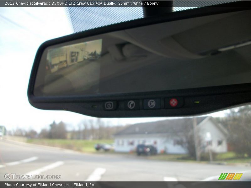 Summit White / Ebony 2012 Chevrolet Silverado 3500HD LTZ Crew Cab 4x4 Dually