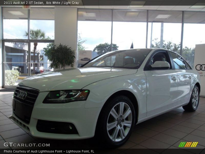 Ibis White / Light Gray 2011 Audi A4 2.0T Sedan