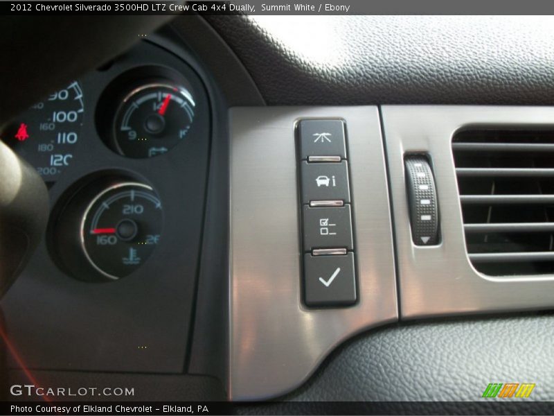 Summit White / Ebony 2012 Chevrolet Silverado 3500HD LTZ Crew Cab 4x4 Dually