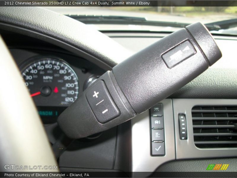Summit White / Ebony 2012 Chevrolet Silverado 3500HD LTZ Crew Cab 4x4 Dually