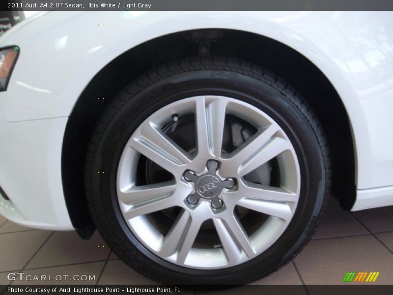 Ibis White / Light Gray 2011 Audi A4 2.0T Sedan