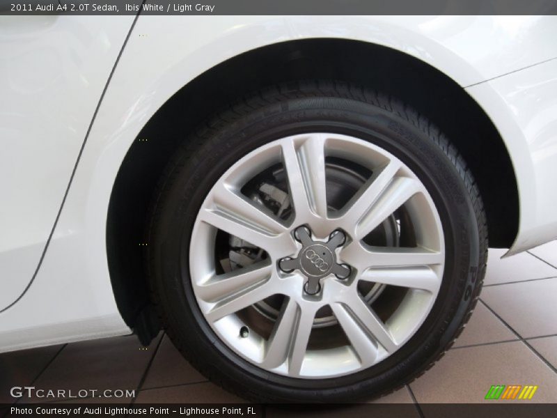 Ibis White / Light Gray 2011 Audi A4 2.0T Sedan