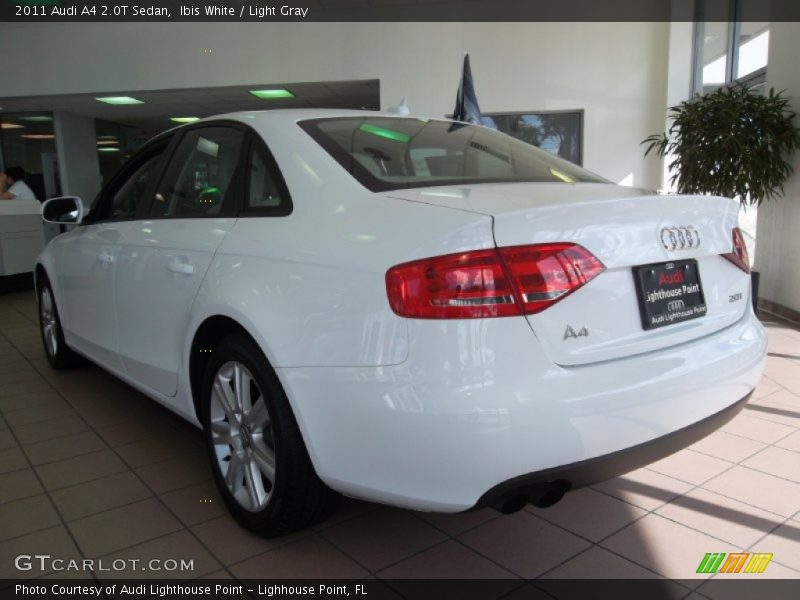 Ibis White / Light Gray 2011 Audi A4 2.0T Sedan