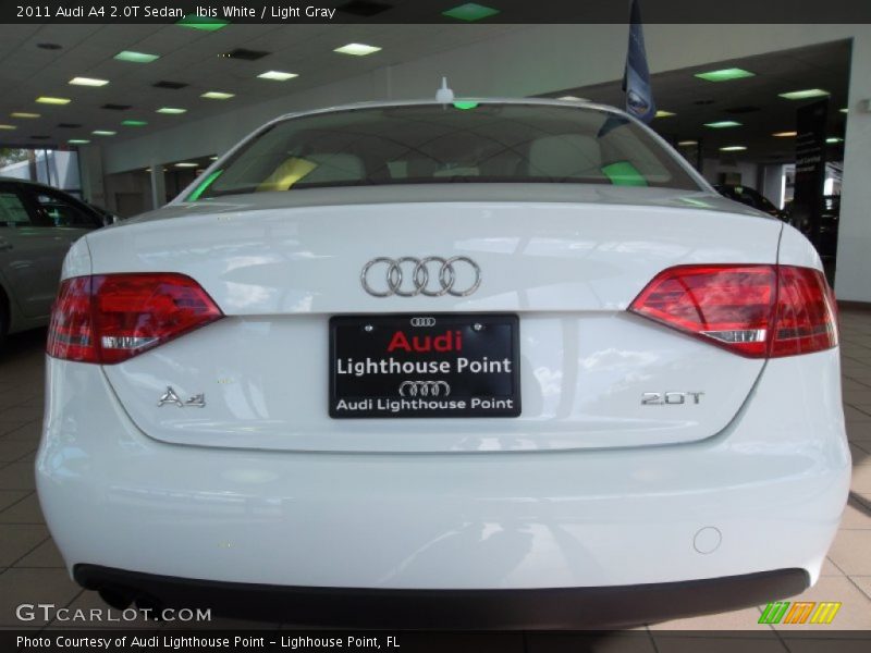 Ibis White / Light Gray 2011 Audi A4 2.0T Sedan
