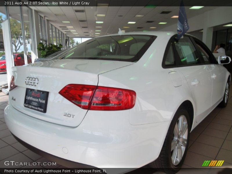 Ibis White / Light Gray 2011 Audi A4 2.0T Sedan