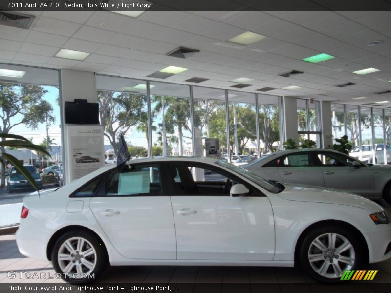 Ibis White / Light Gray 2011 Audi A4 2.0T Sedan