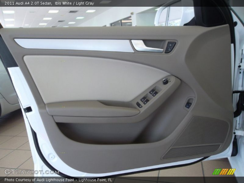 Ibis White / Light Gray 2011 Audi A4 2.0T Sedan