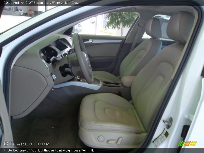 Ibis White / Light Gray 2011 Audi A4 2.0T Sedan