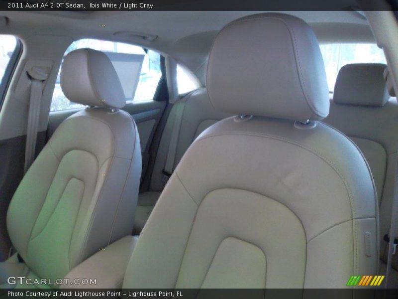 Ibis White / Light Gray 2011 Audi A4 2.0T Sedan