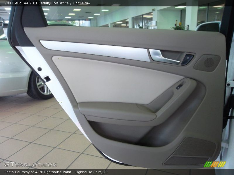 Ibis White / Light Gray 2011 Audi A4 2.0T Sedan