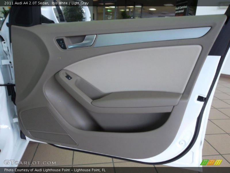 Ibis White / Light Gray 2011 Audi A4 2.0T Sedan