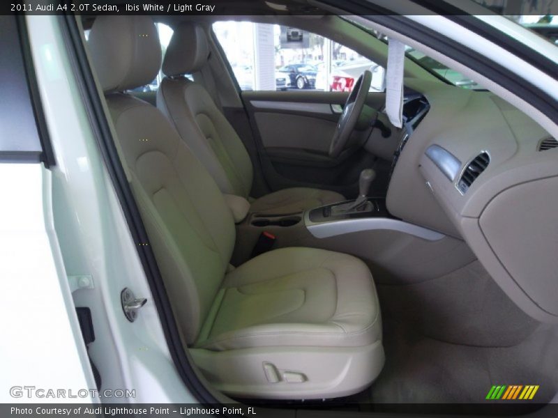 Ibis White / Light Gray 2011 Audi A4 2.0T Sedan
