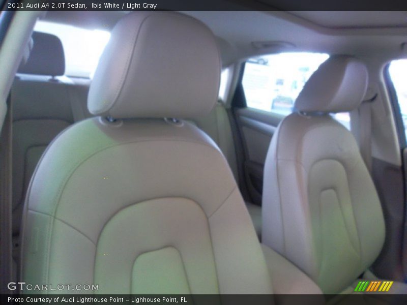 Ibis White / Light Gray 2011 Audi A4 2.0T Sedan