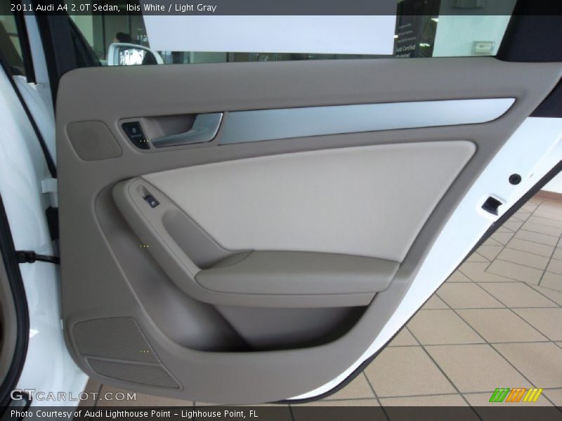 Ibis White / Light Gray 2011 Audi A4 2.0T Sedan