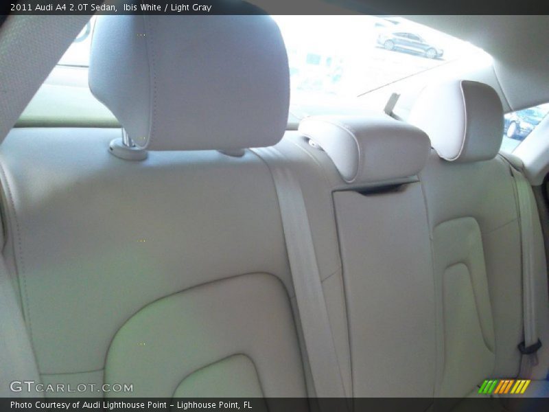 Ibis White / Light Gray 2011 Audi A4 2.0T Sedan