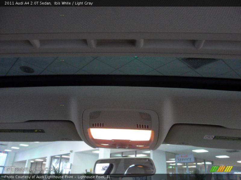 Ibis White / Light Gray 2011 Audi A4 2.0T Sedan