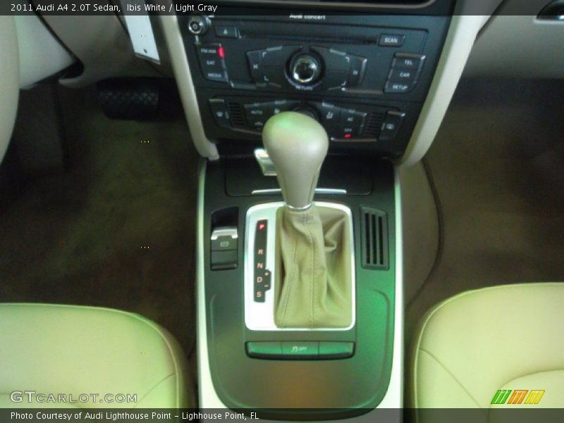 Ibis White / Light Gray 2011 Audi A4 2.0T Sedan
