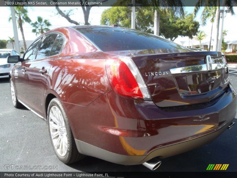 Cinnamon Metallic / Cashmere 2009 Lincoln MKS Sedan