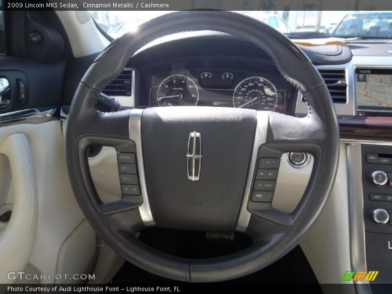 Cinnamon Metallic / Cashmere 2009 Lincoln MKS Sedan