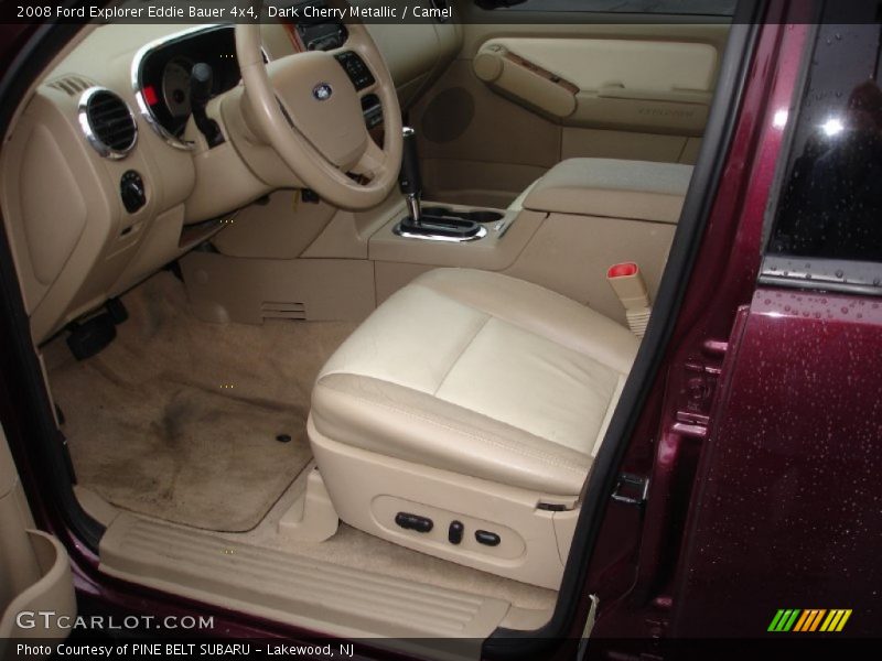 Dark Cherry Metallic / Camel 2008 Ford Explorer Eddie Bauer 4x4