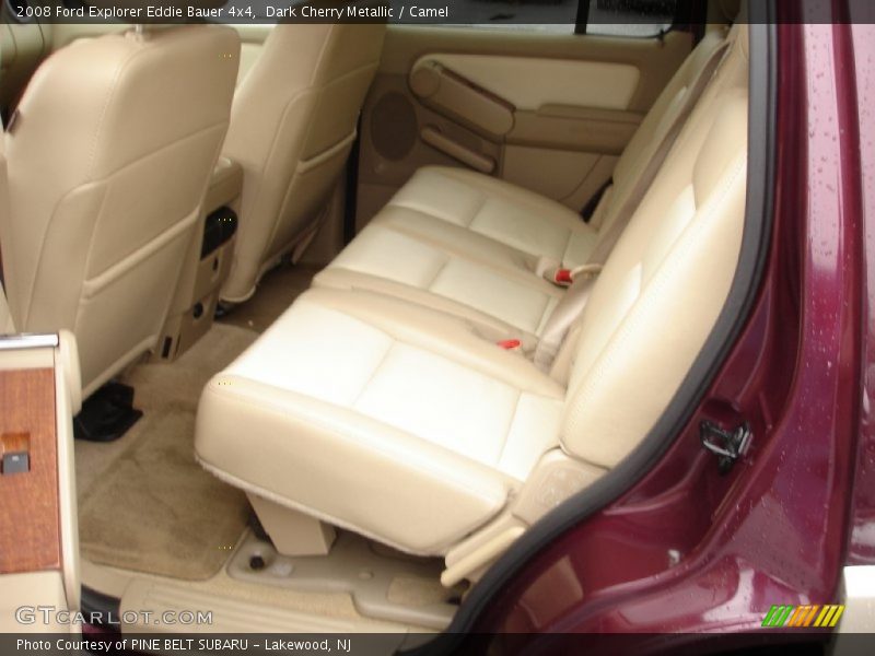 Dark Cherry Metallic / Camel 2008 Ford Explorer Eddie Bauer 4x4