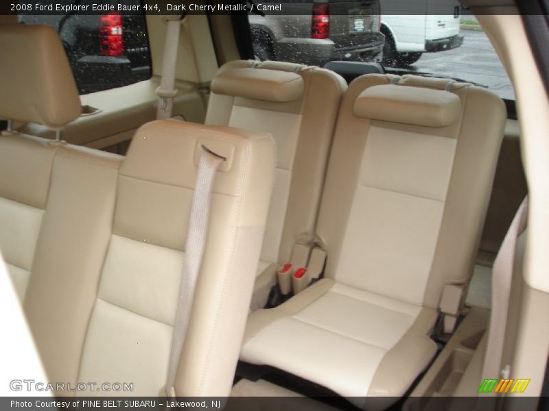 Dark Cherry Metallic / Camel 2008 Ford Explorer Eddie Bauer 4x4