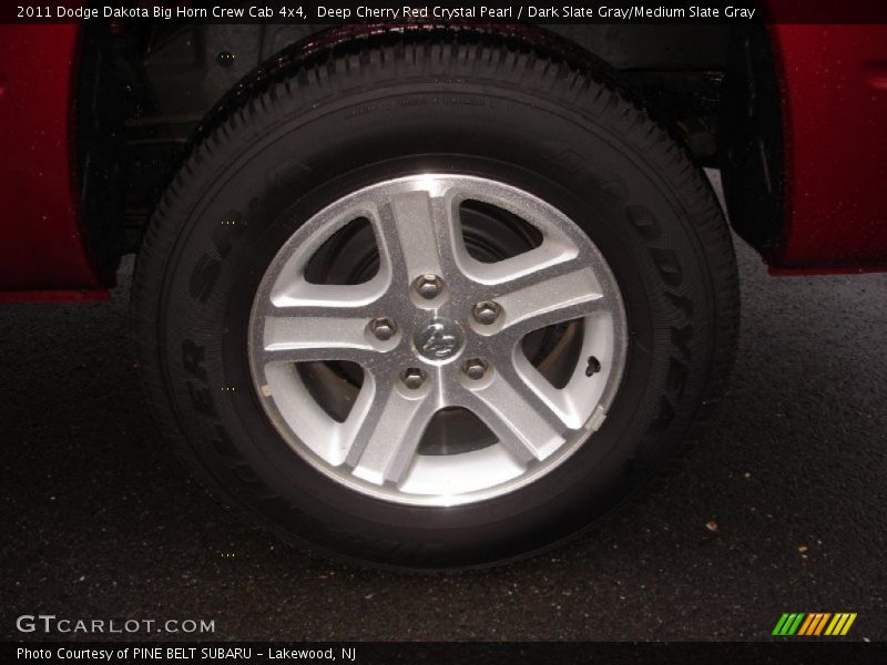 Deep Cherry Red Crystal Pearl / Dark Slate Gray/Medium Slate Gray 2011 Dodge Dakota Big Horn Crew Cab 4x4
