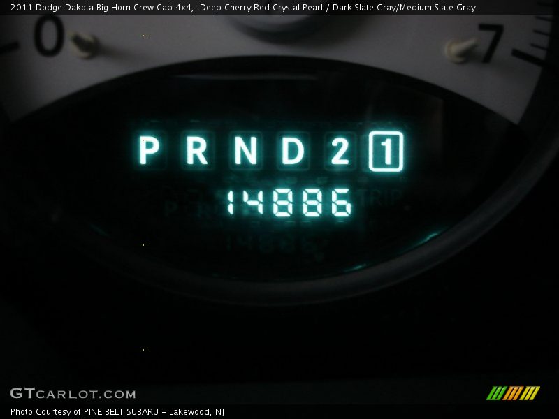 Deep Cherry Red Crystal Pearl / Dark Slate Gray/Medium Slate Gray 2011 Dodge Dakota Big Horn Crew Cab 4x4