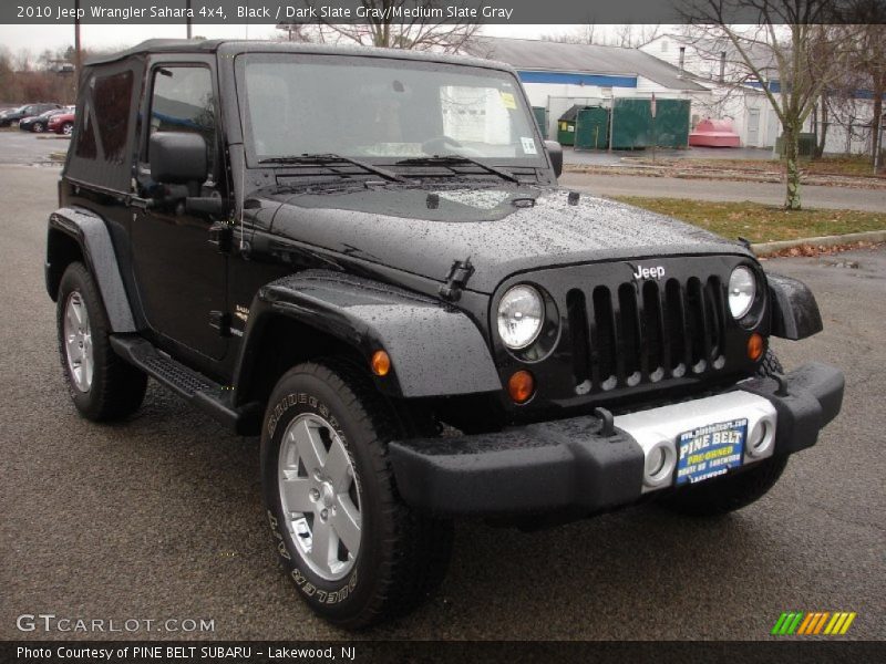 Black / Dark Slate Gray/Medium Slate Gray 2010 Jeep Wrangler Sahara 4x4