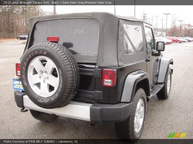 Black / Dark Slate Gray/Medium Slate Gray 2010 Jeep Wrangler Sahara 4x4