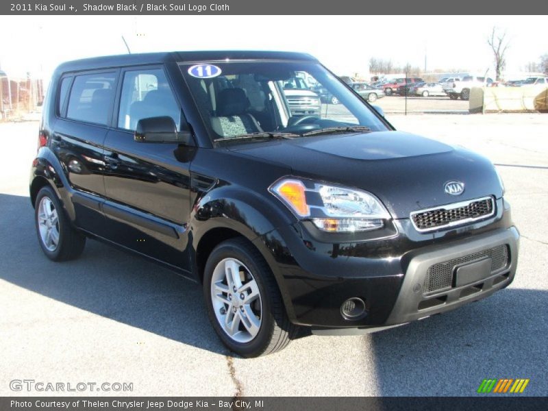 Shadow Black / Black Soul Logo Cloth 2011 Kia Soul +