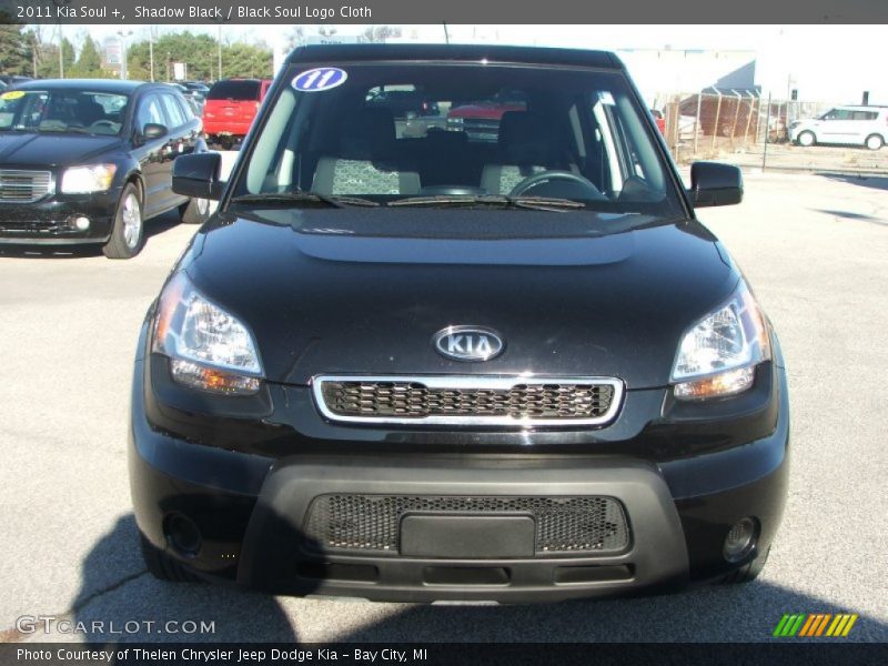 Shadow Black / Black Soul Logo Cloth 2011 Kia Soul +