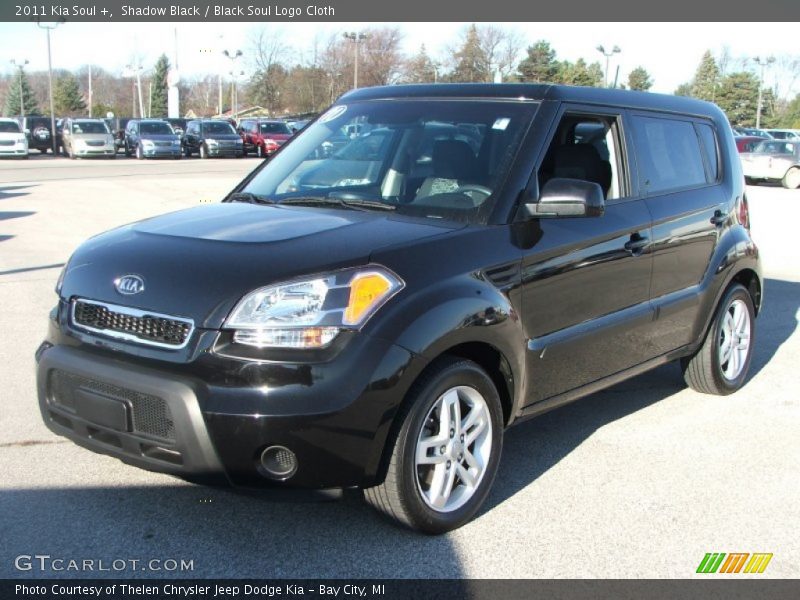Shadow Black / Black Soul Logo Cloth 2011 Kia Soul +