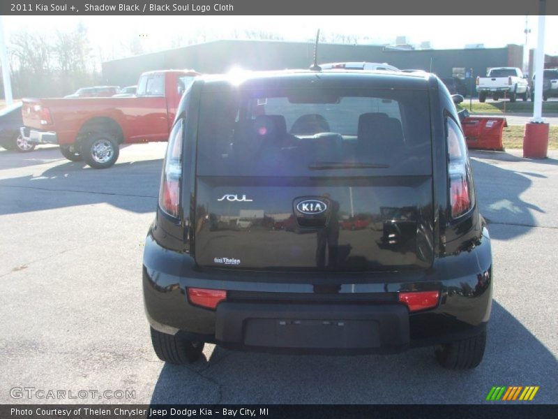 Shadow Black / Black Soul Logo Cloth 2011 Kia Soul +