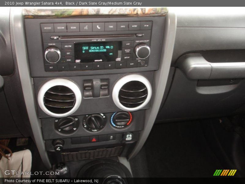 Black / Dark Slate Gray/Medium Slate Gray 2010 Jeep Wrangler Sahara 4x4