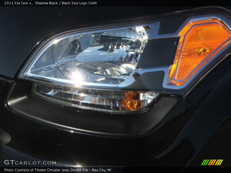Shadow Black / Black Soul Logo Cloth 2011 Kia Soul +
