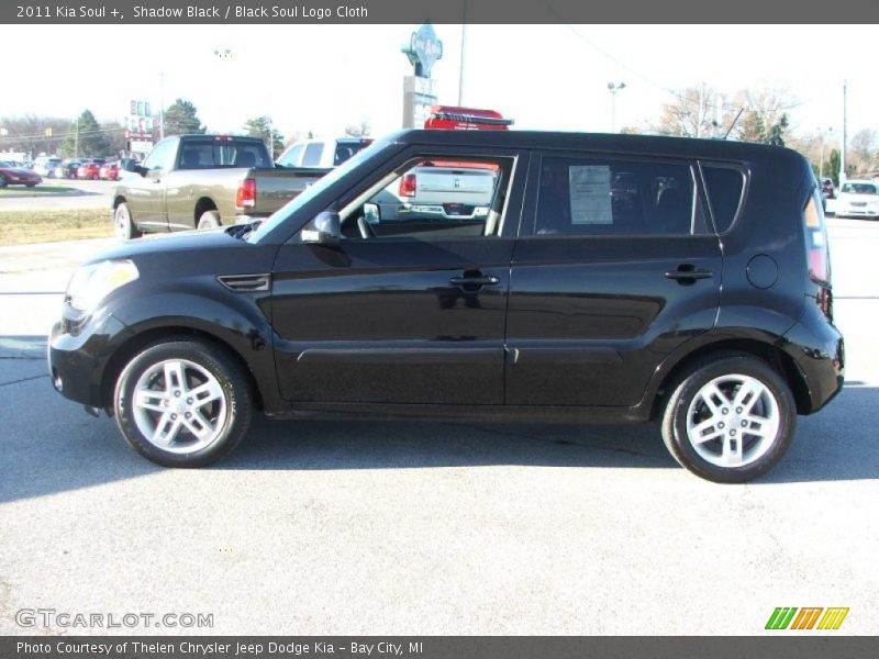 Shadow Black / Black Soul Logo Cloth 2011 Kia Soul +