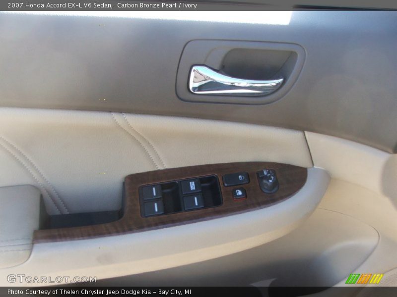 Carbon Bronze Pearl / Ivory 2007 Honda Accord EX-L V6 Sedan