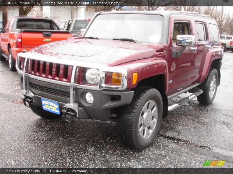 Sonoma Red Metallic / Light Cashmere/Ebony 2007 Hummer H3 X